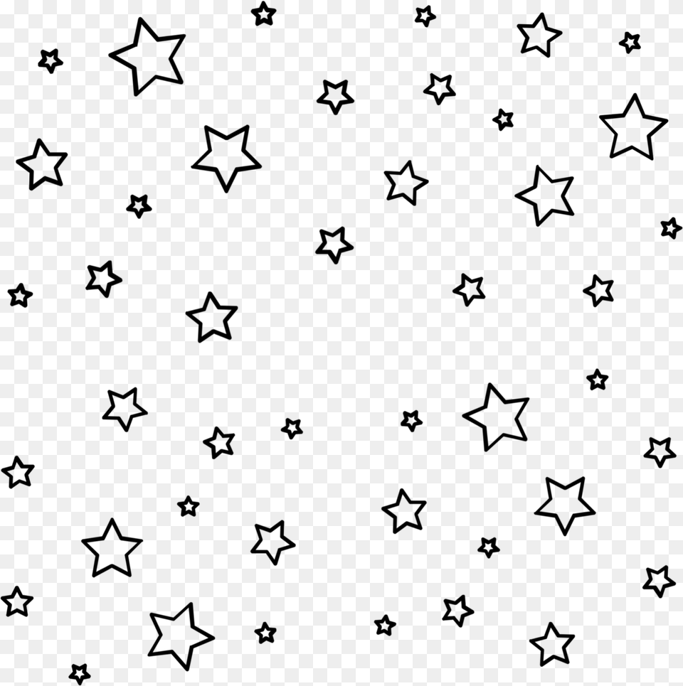 Background Black Stars, Gray Free Transparent Png