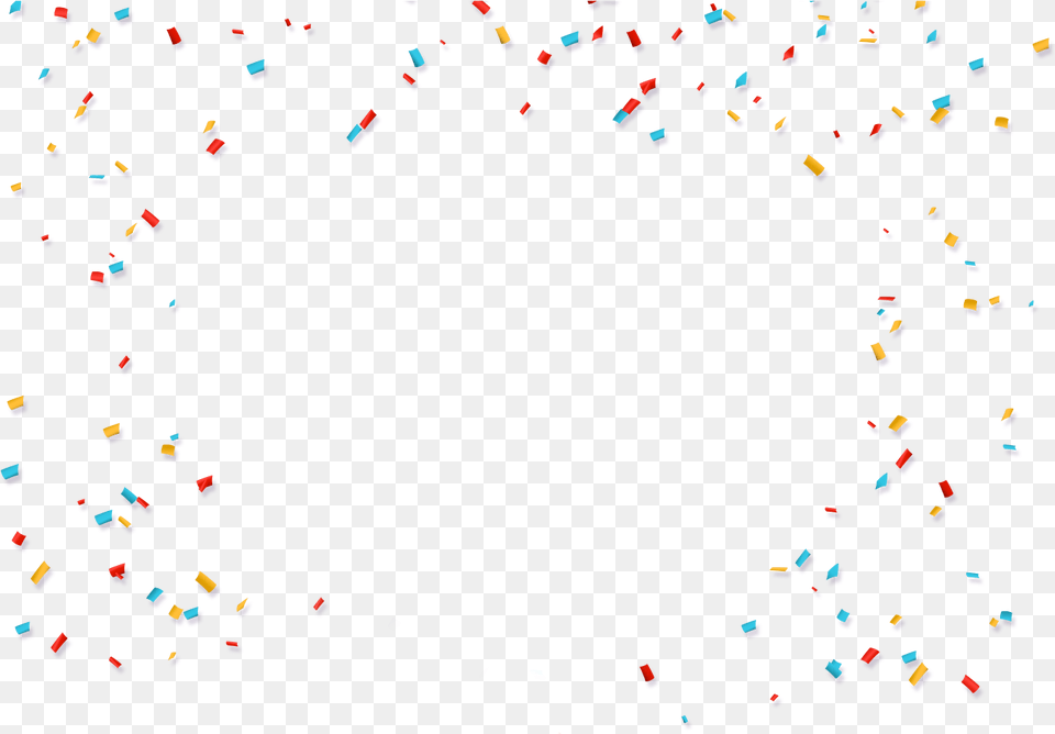Transparent Background Blue And White Confetti, Paper Free Png