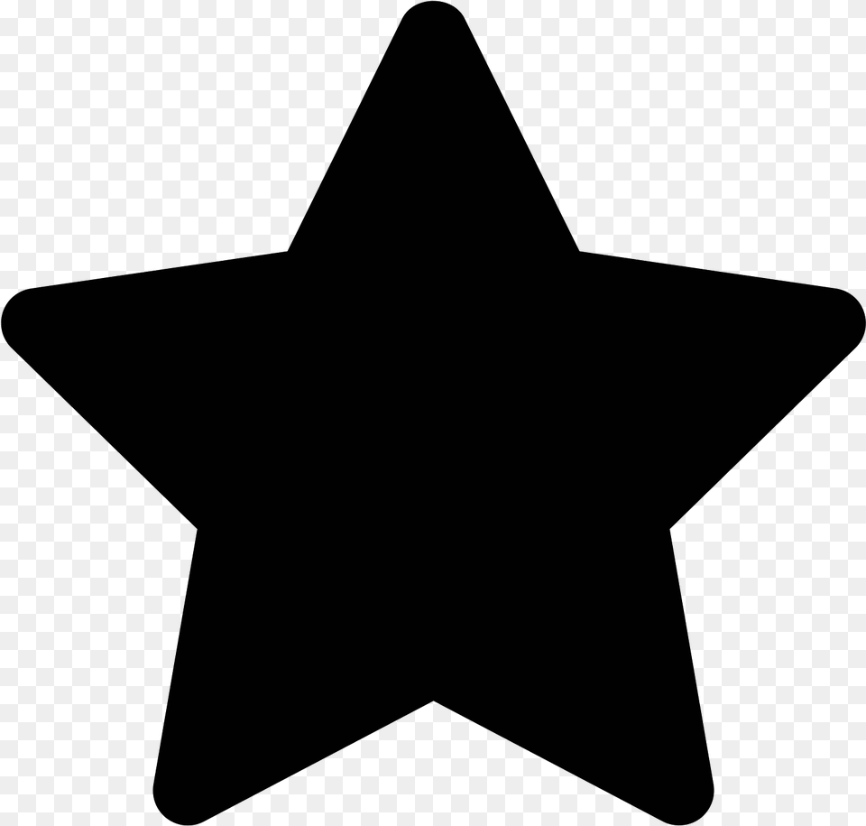 Transparent Background Blue Star, Gray Png Image