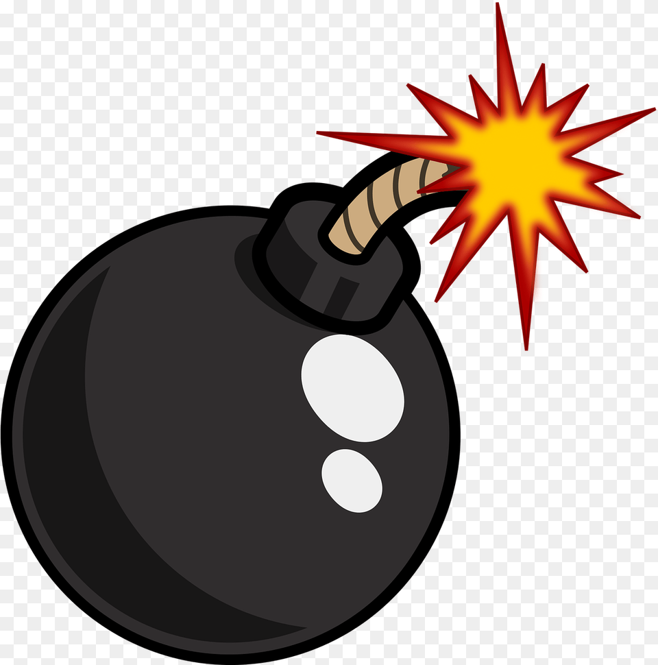 Transparent Background Bomb Clipart, Ammunition, Weapon Png