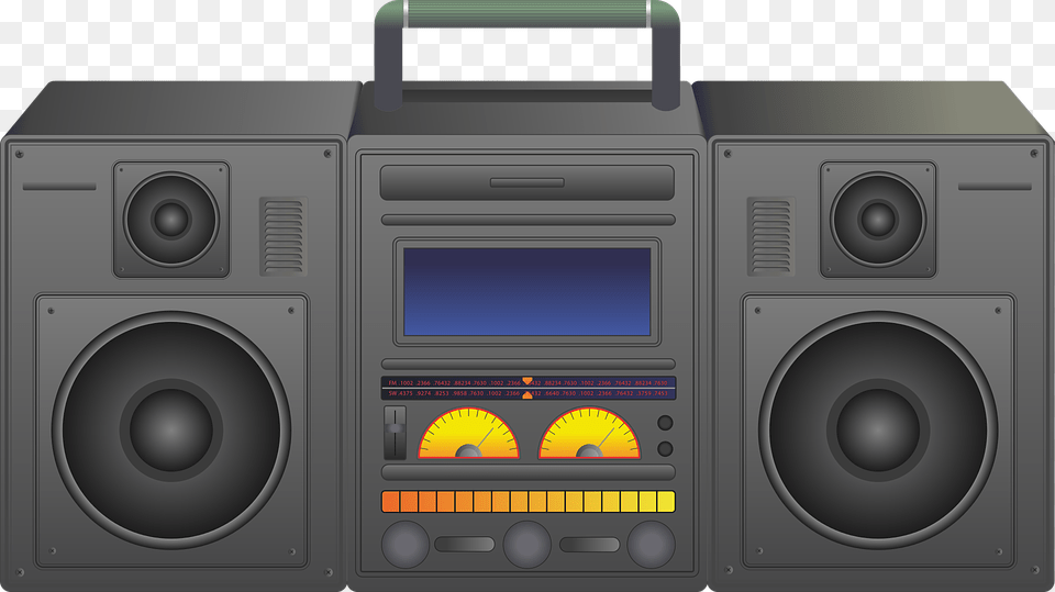 Background Boombox Clipart, Electronics, Stereo, Speaker Free Transparent Png