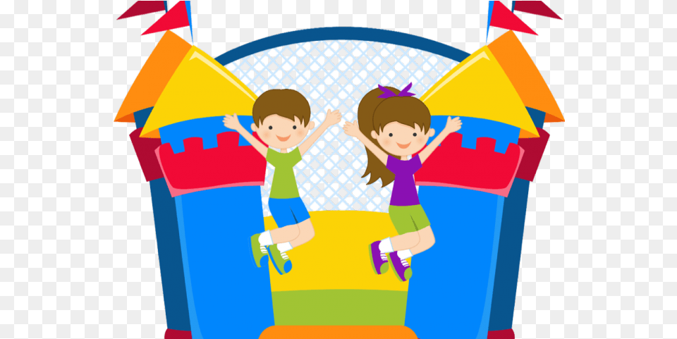 Transparent Background Bounce House Kids Bouncy Castle Clipart, Boy, Child, Male, Person Png Image