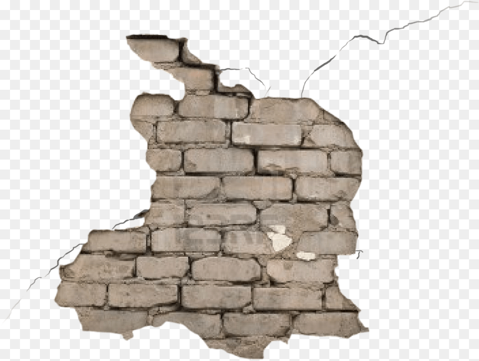 Transparent Background Broken Brick Wall, Architecture, Building, Rock Free Png Download