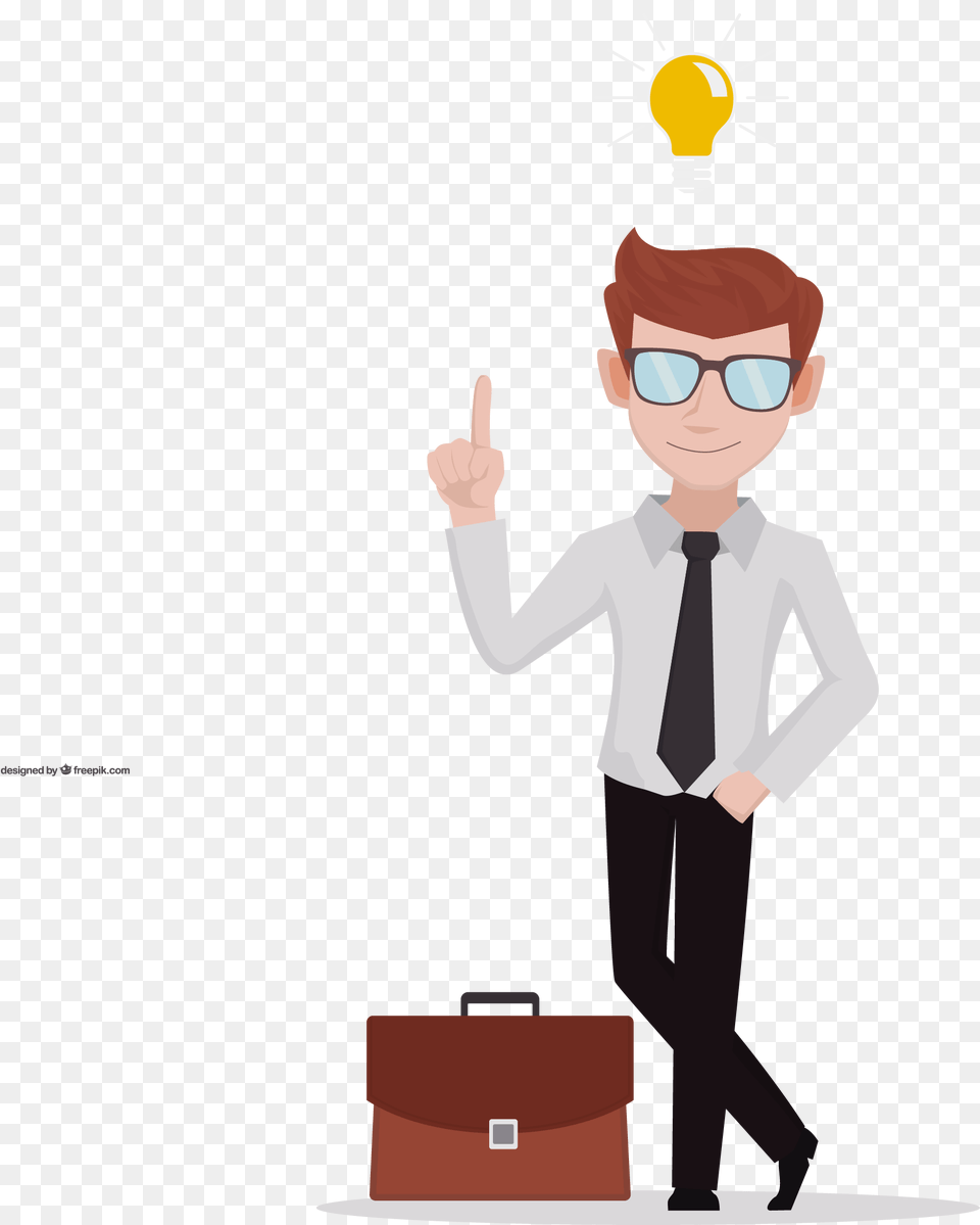 Background Businessman Clipart, Person, Bag, Accessories, Formal Wear Free Transparent Png