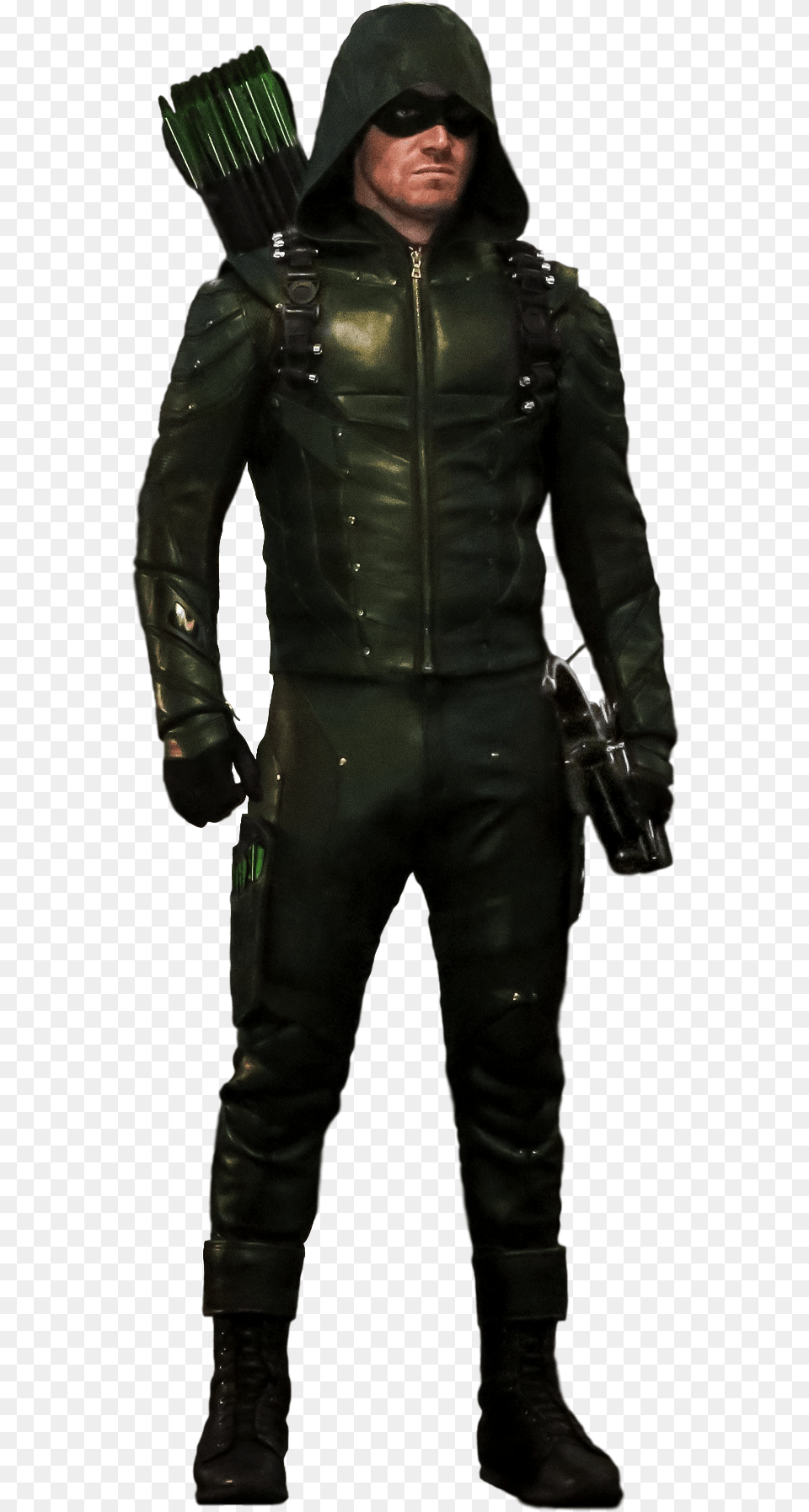 Background By Camo Green Arrow Dc, Clothing, Coat, Jacket, Adult Free Transparent Png