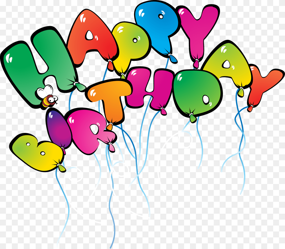 Transparent Background Cartoon Birthday Balloons, Balloon Free Png