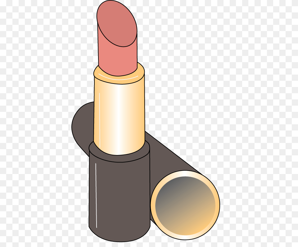 Transparent Background Cartoon Makeup Lipstick Makeup Clipart, Cosmetics, Bottle, Shaker Png Image