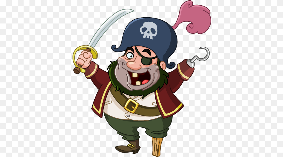 Transparent Background Cartoon Pirate, Baby, Person, Face, Head Png