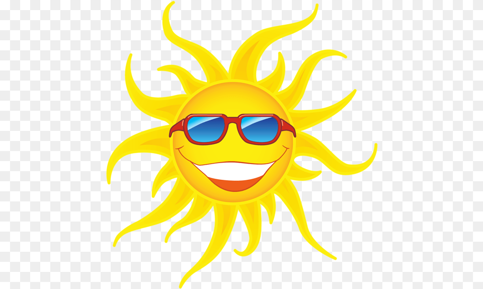 Transparent Background Cartoon Sun Transparent, Accessories, Sky, Sunglasses, Outdoors Free Png
