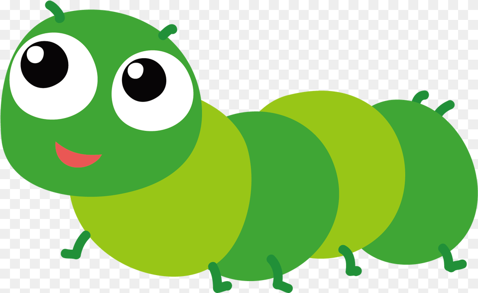 Transparent Background Caterpillar Clip Caterpillar Cartoon, Green, Animal, Turtle, Sea Life Free Png Download