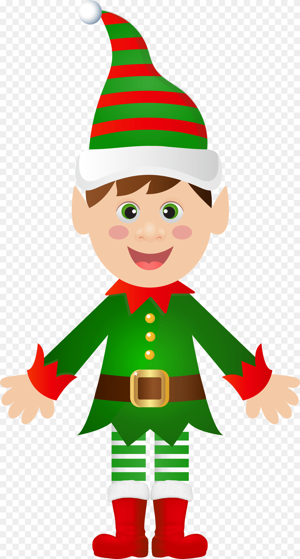 Transparent Background Christmas Elf Clipart Clipart Christmas Elf, Baby, Person, Face, Head Free Png