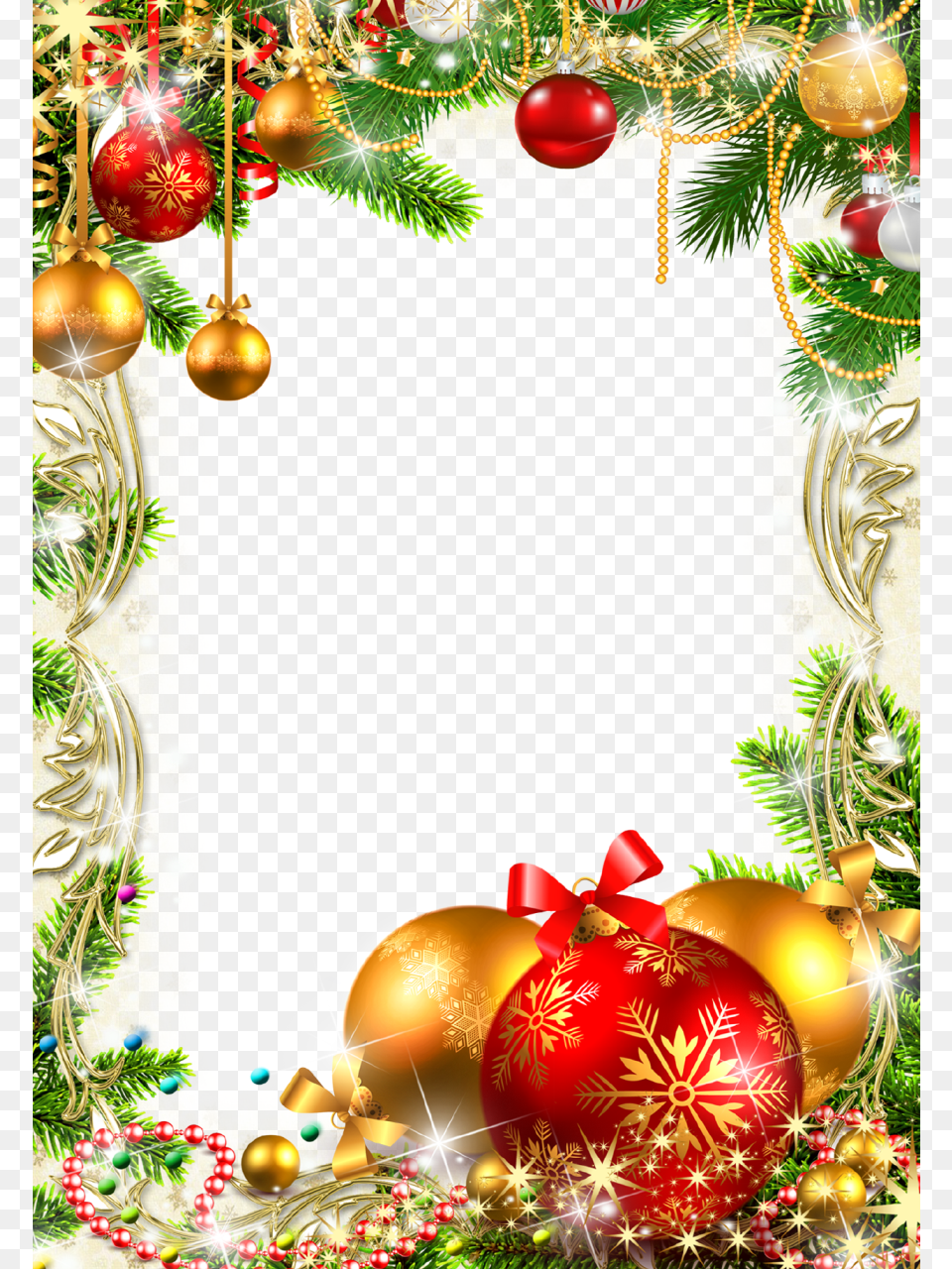 Transparent Background Christmas Frames, Christmas Decorations, Festival Png
