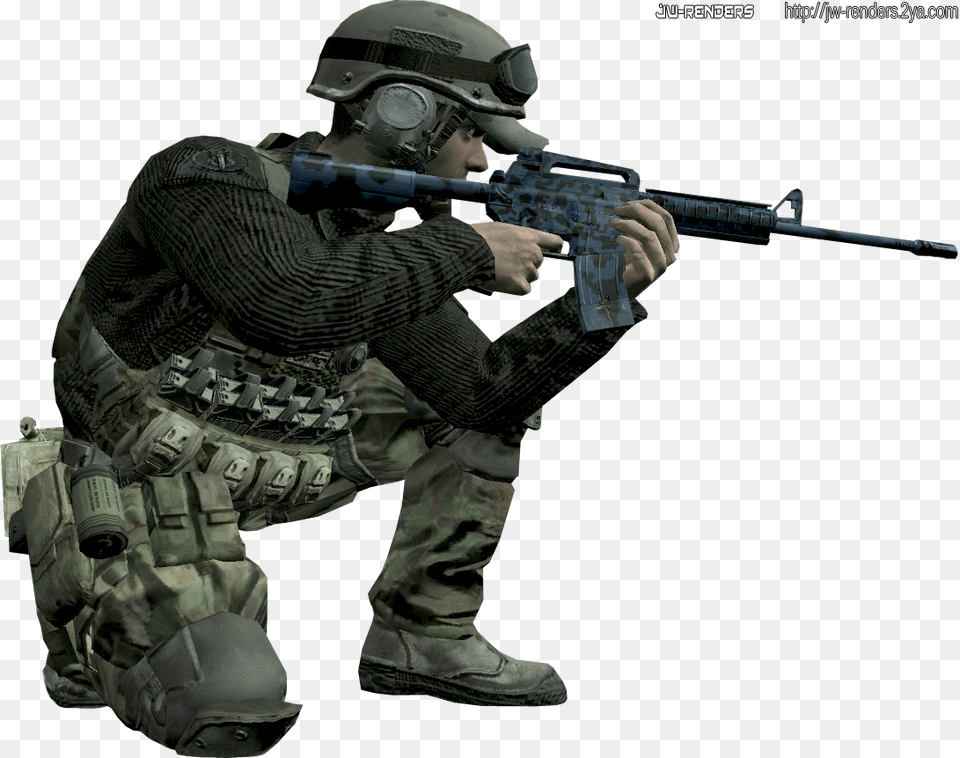 Transparent Background Cod Soldier, Firearm, Gun, Rifle, Weapon Png