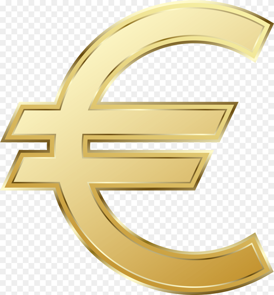 Background Euro Symbol, Gold, Mailbox, Logo, Emblem Free Transparent Png