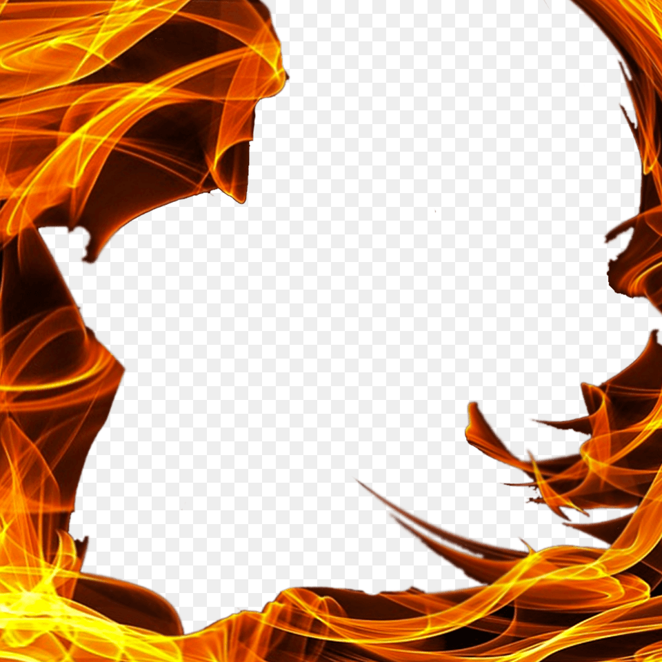 Transparent Background Fire Frame, Flame, Pattern, Accessories, Ornament Png Image