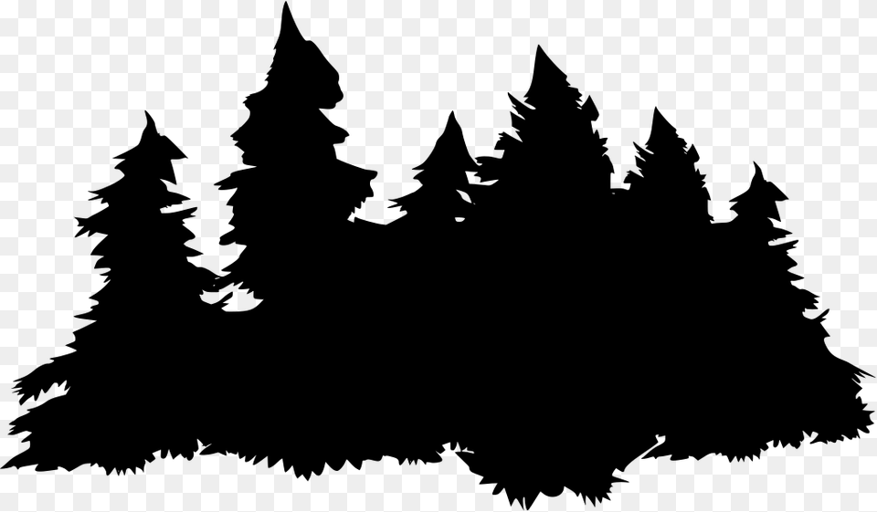 Transparent Background Forest Clipart, Gray Free Png