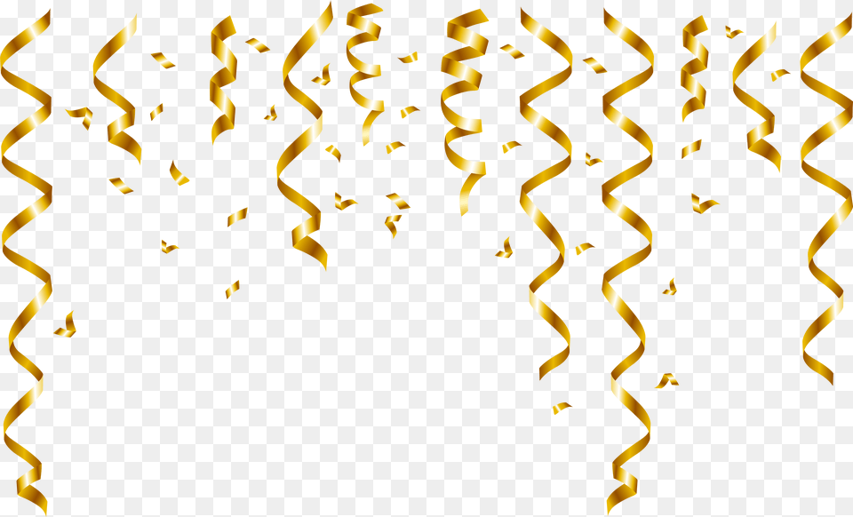 Transparent Background Gold Confetti, Paper Png Image