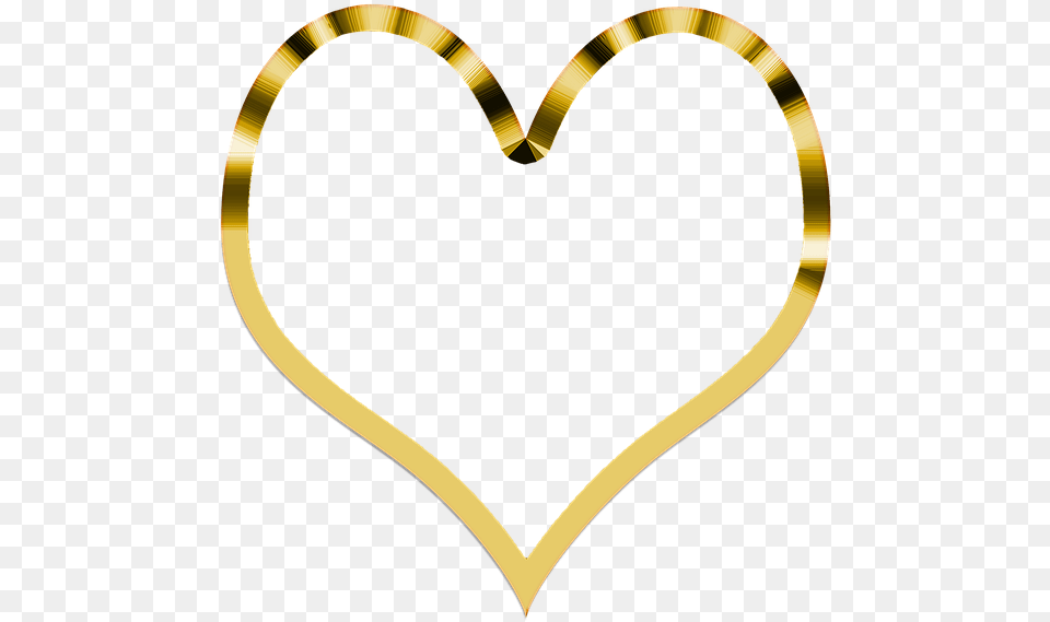 Background Gold Heart, Bow, Weapon Free Transparent Png