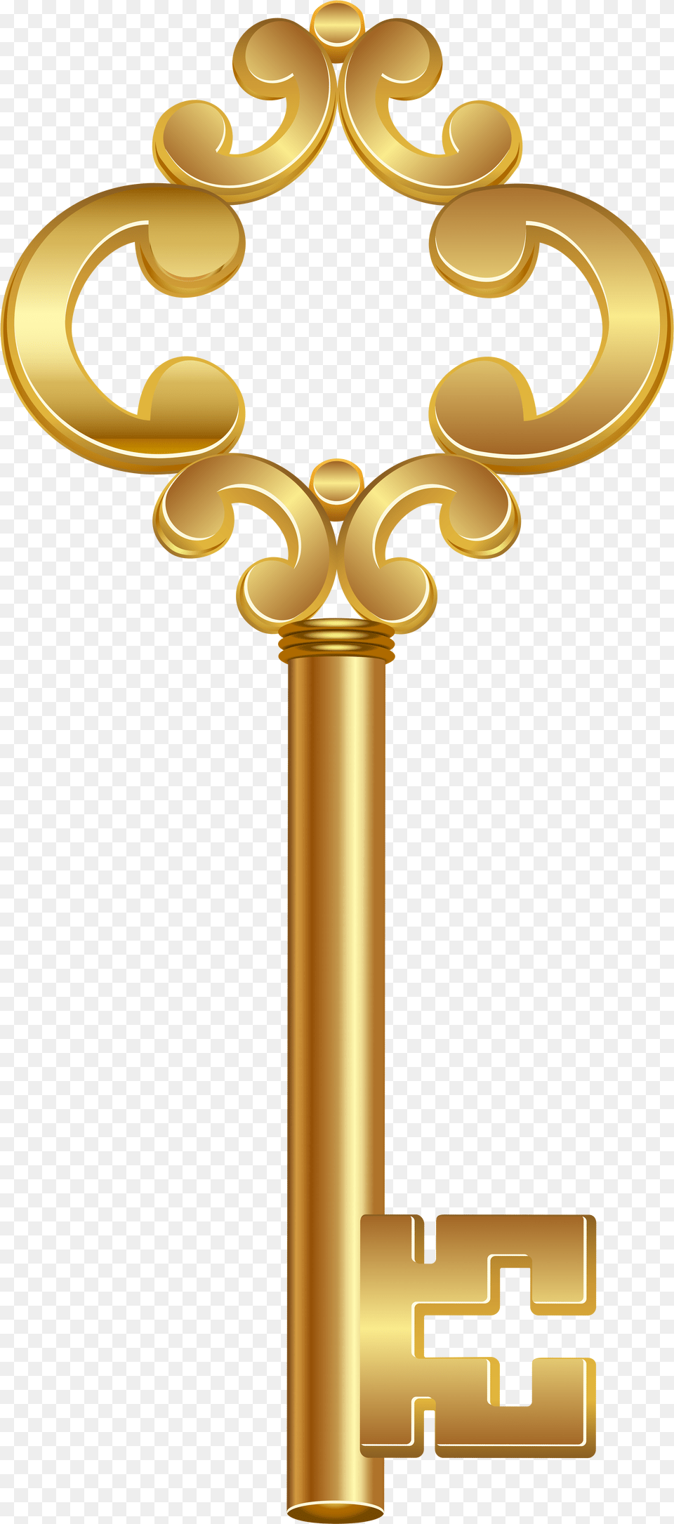 Transparent Background Gold Key Clipart Transparent Background Gold Key Clipart, Cross, Symbol Free Png