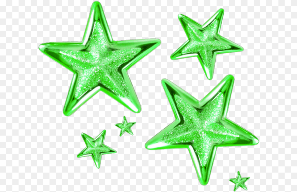 Transparent Background Gold Stars Stars Clipart, Star Symbol, Symbol, Green Png