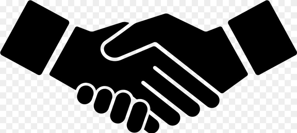 Transparent Background Handshake Icon, Gray Free Png
