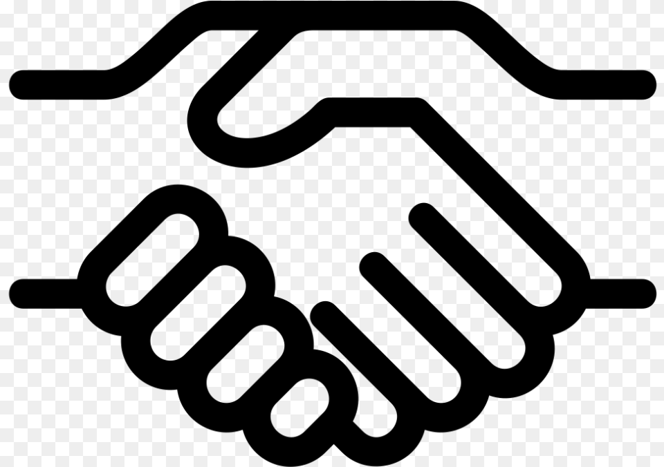 Transparent Background Handshake Icon, Gray Png Image