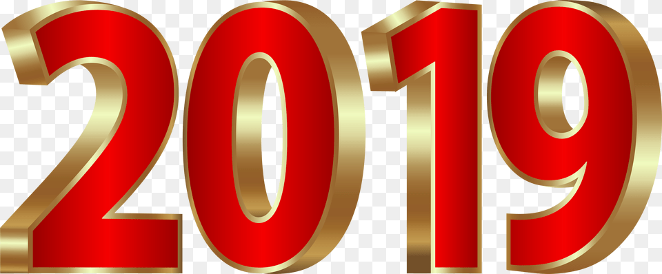 Transparent Background Happy New Year 2019, Number, Symbol, Text Free Png