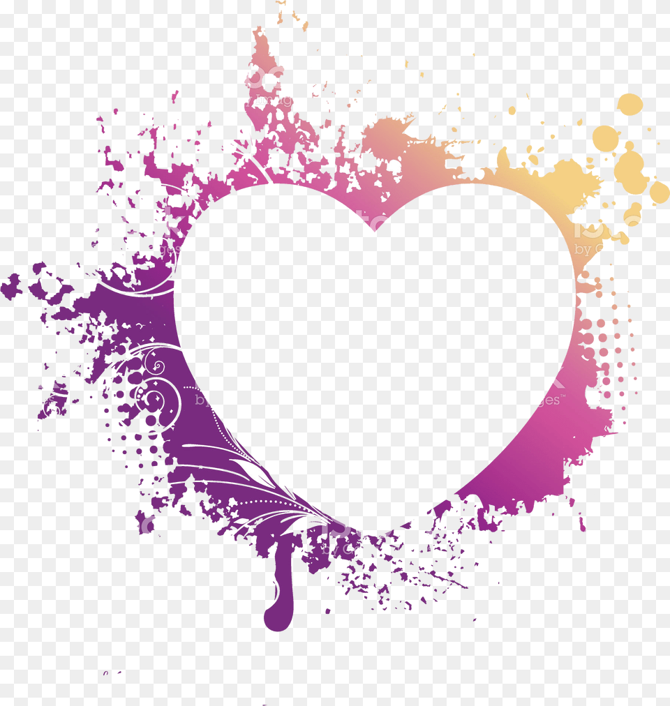 Transparent Background Heart Abstract, Purple, Art, Graphics Free Png