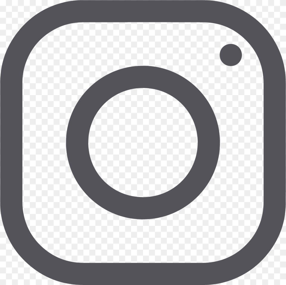 Transparent Background Instagram Logo Black And White, Gray Free Png