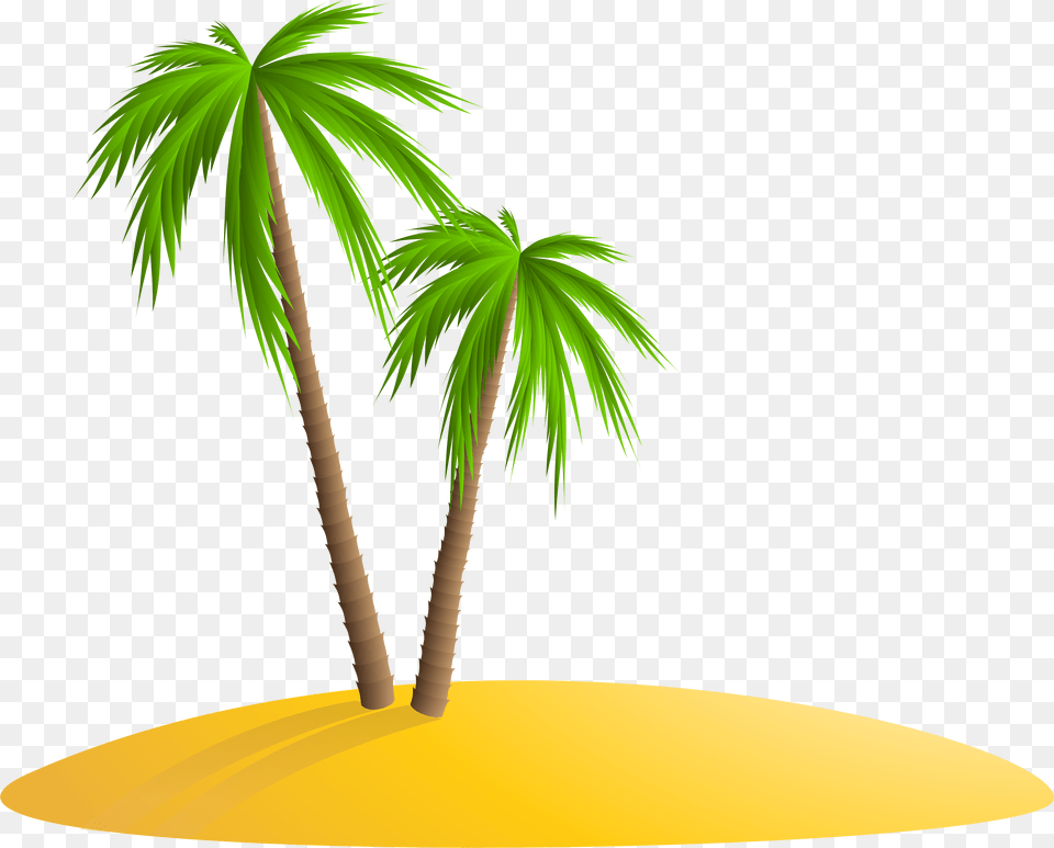 Transparent Background Island Clipart Palm Trees, Palm Tree, Plant, Tree, Leaf Free Png