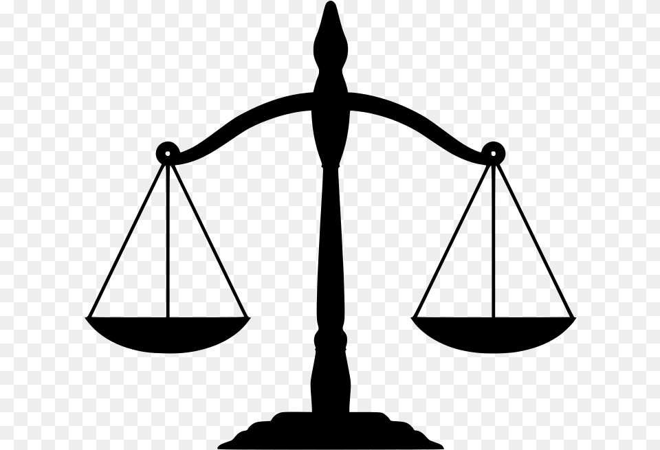 Transparent Background Justice Scale, Gray Png Image