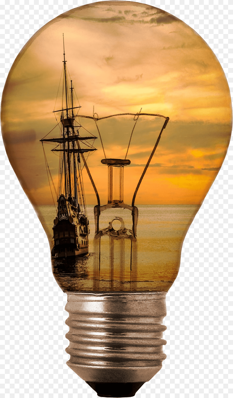 Transparent Background Light Bulb, Boat, Transportation, Vehicle, Lightbulb Png
