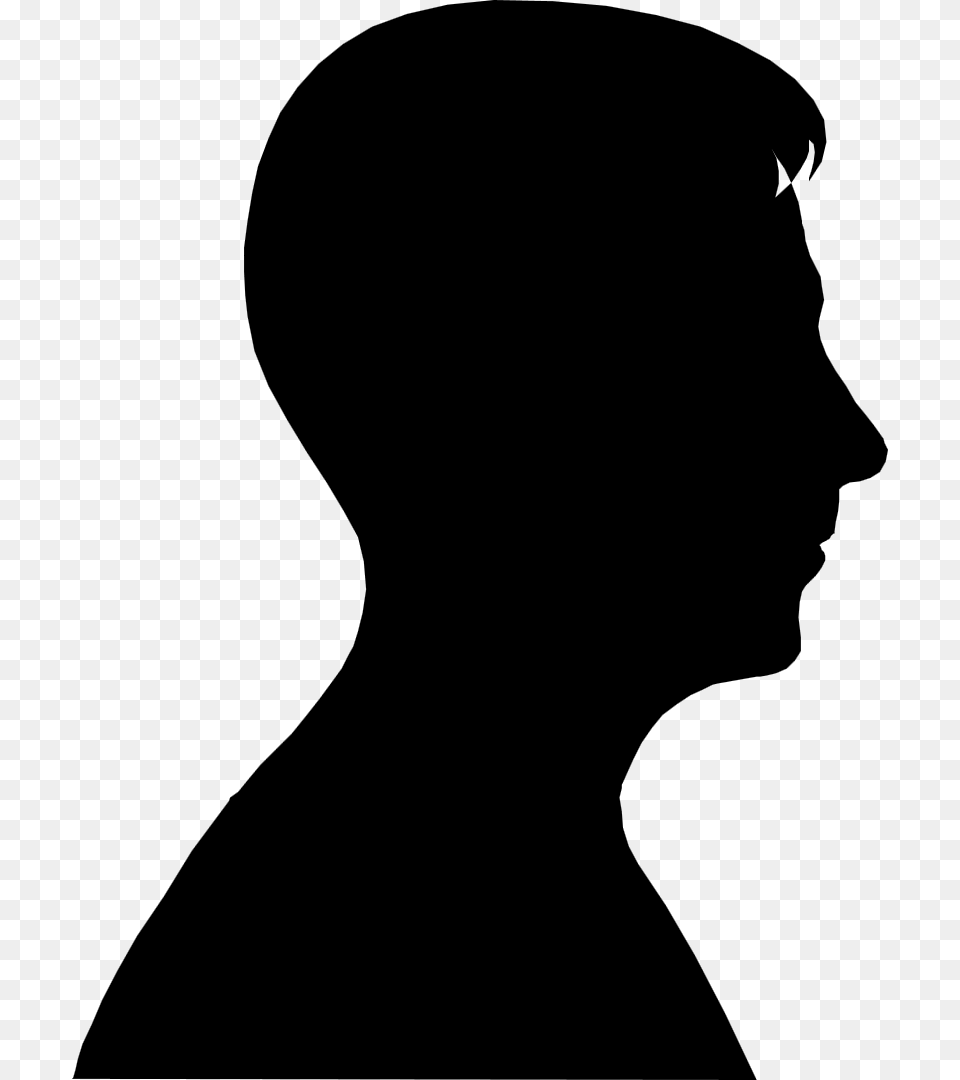 Background Man Silhouette, Gray Free Transparent Png