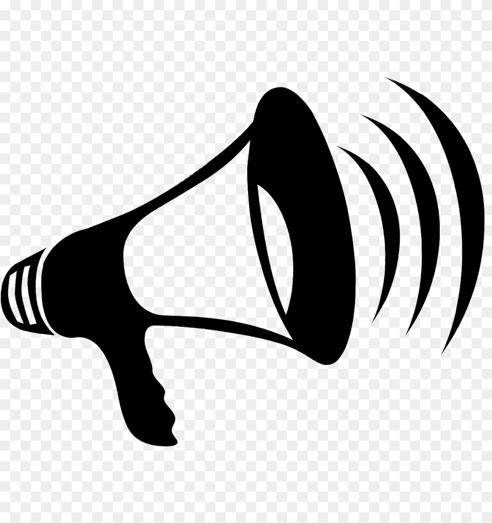 Transparent Background Megaphone Clipart Clipart Transparent Megaphone, Light, Lighting Free Png Download