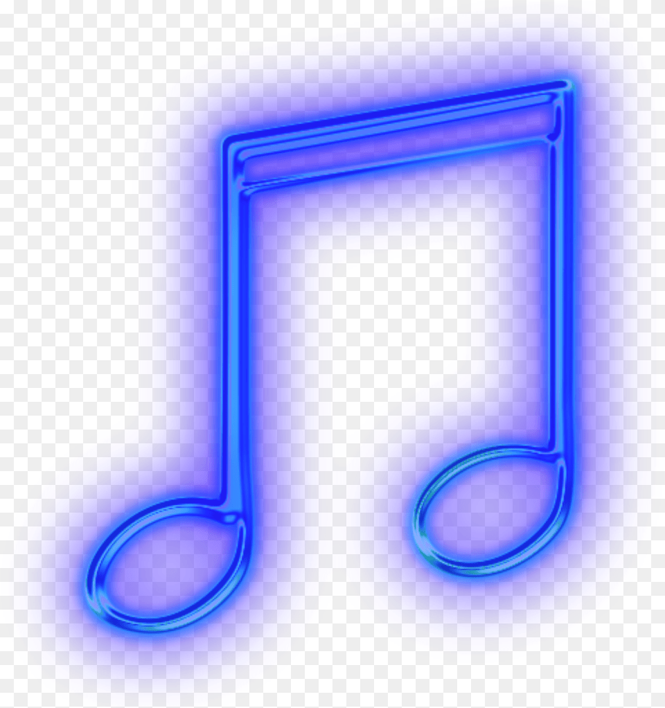 Transparent Background Neon Music Notes Pink Neon Music Note, Light, Text Free Png Download