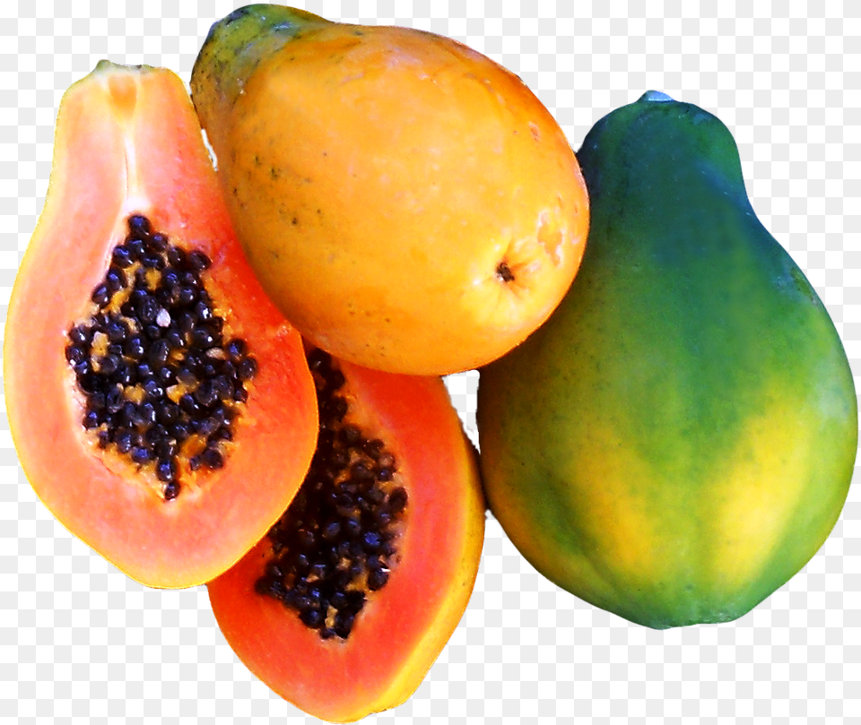 Transparent Background Papaya, Food, Fruit, Plant, Produce Png Image