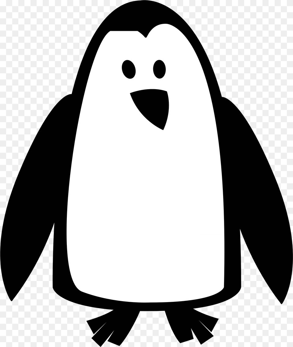 Transparent Background Penguin Clipart Black And White Penguins Black And White, Bag, Jar, Animal, Mammal Png Image