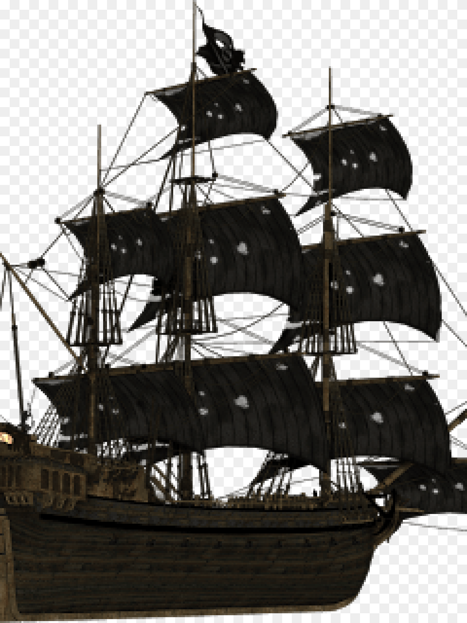 Transparent Background Pirate Ship, Boat, Sailboat, Transportation, Vehicle Png