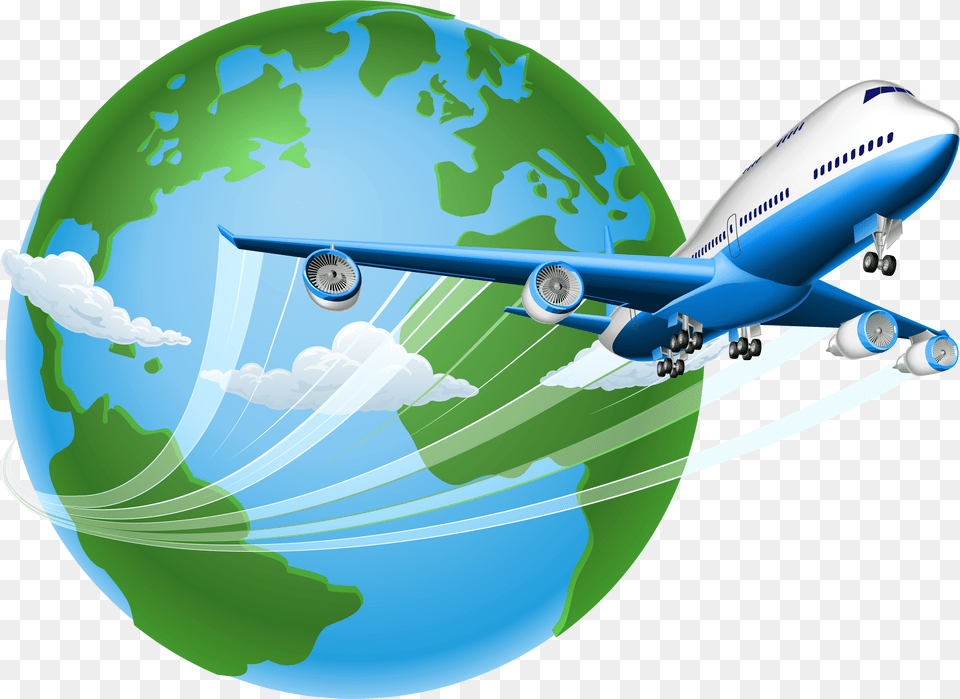 Transparent Background Plane Travel Clipart Airplane Travel Clipart, Aircraft, Transportation, Flight, Vehicle Png Image