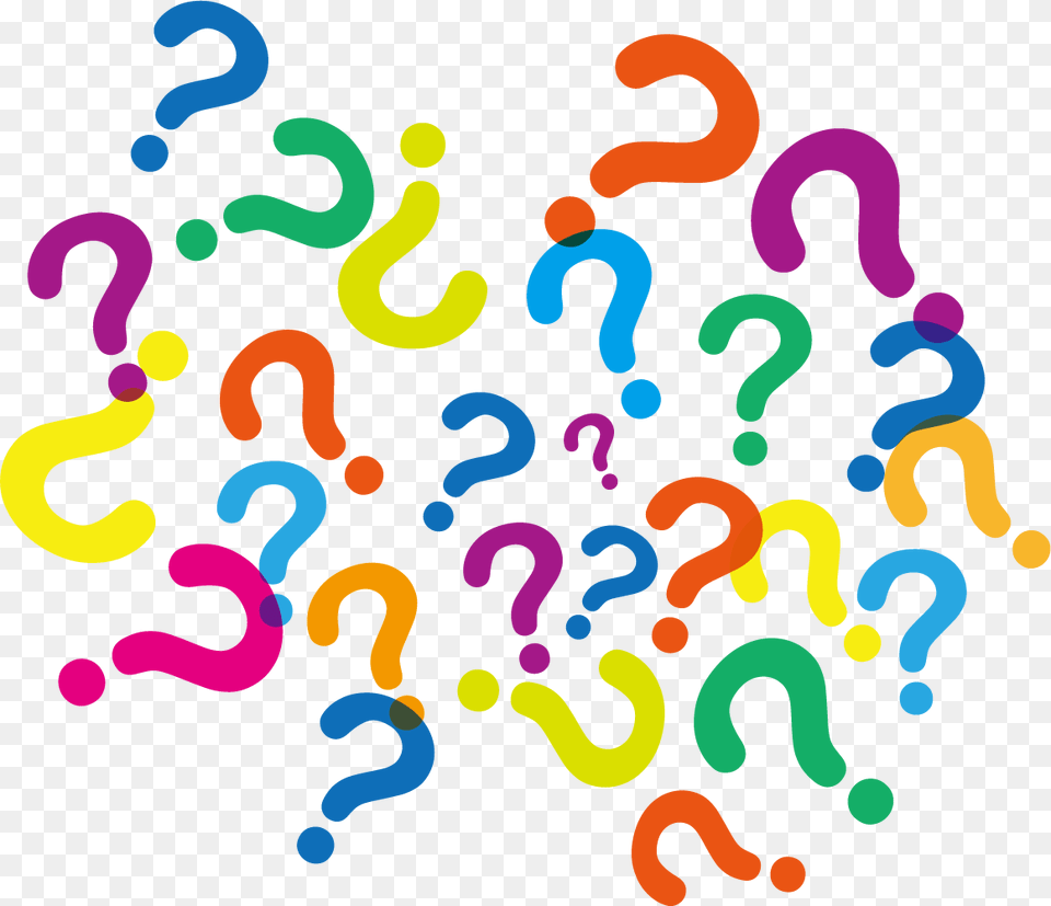 Transparent Background Question Marks, Paper, Confetti, Person Free Png Download