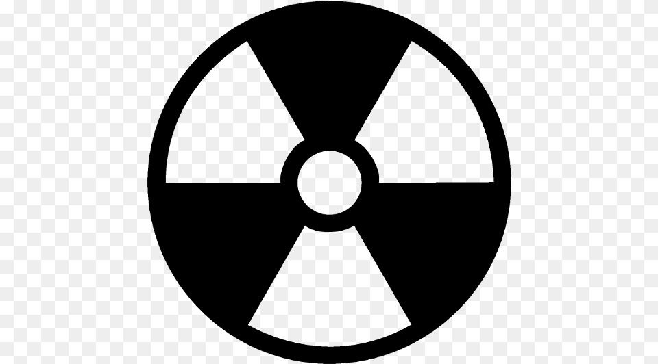 Transparent Background Radioactive Symbol, Gray Png Image