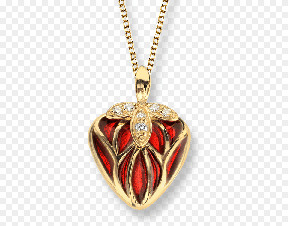 Transparent Background Red Necklace, Accessories, Pendant, Jewelry, Locket Png Image