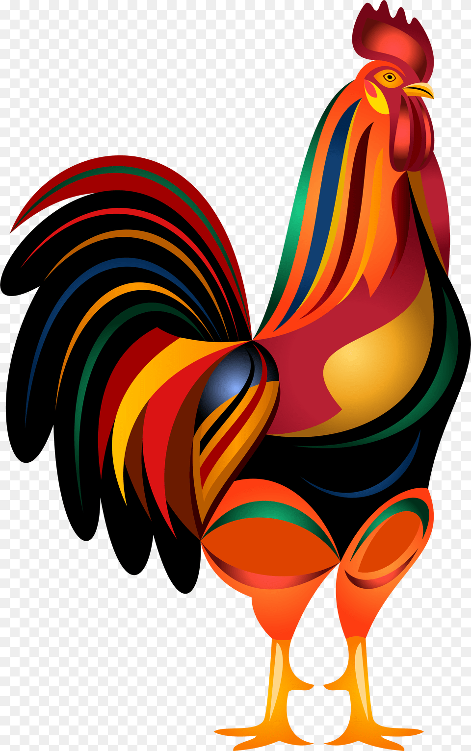 Transparent Background Rooster Clipart Chicken, Animal, Bird, Fowl, Poultry Png Image