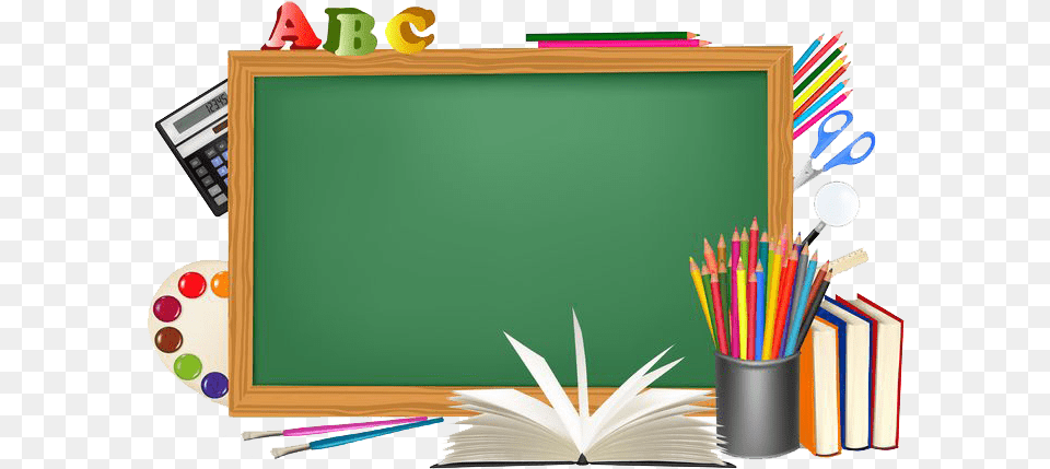 Transparent Background Schools, Blackboard Png Image