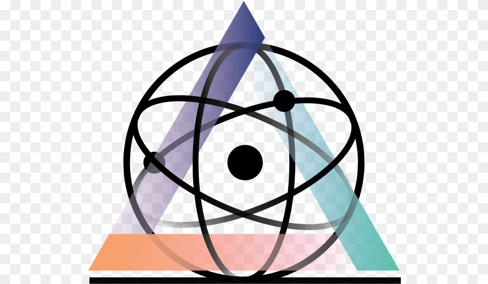 Transparent Background Science Logo Cosmos Crypto Icon, Triangle Free Png