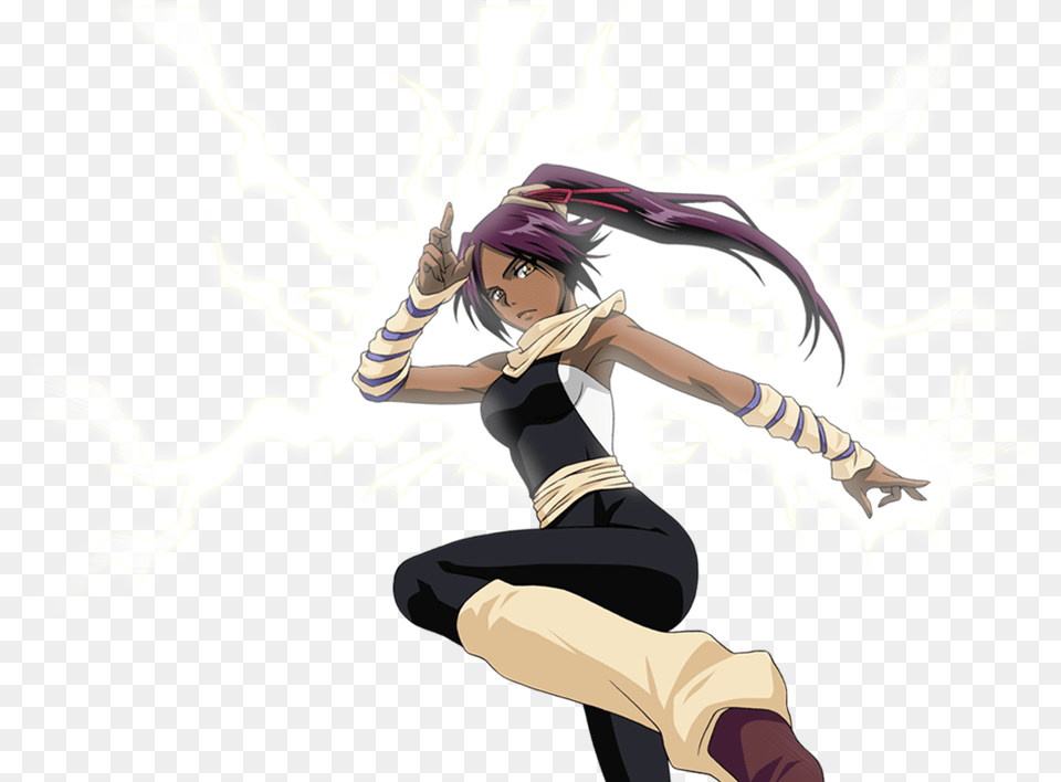 Transparent Background Shihouin Yoruichi, Publication, Book, Comics, Adult Png