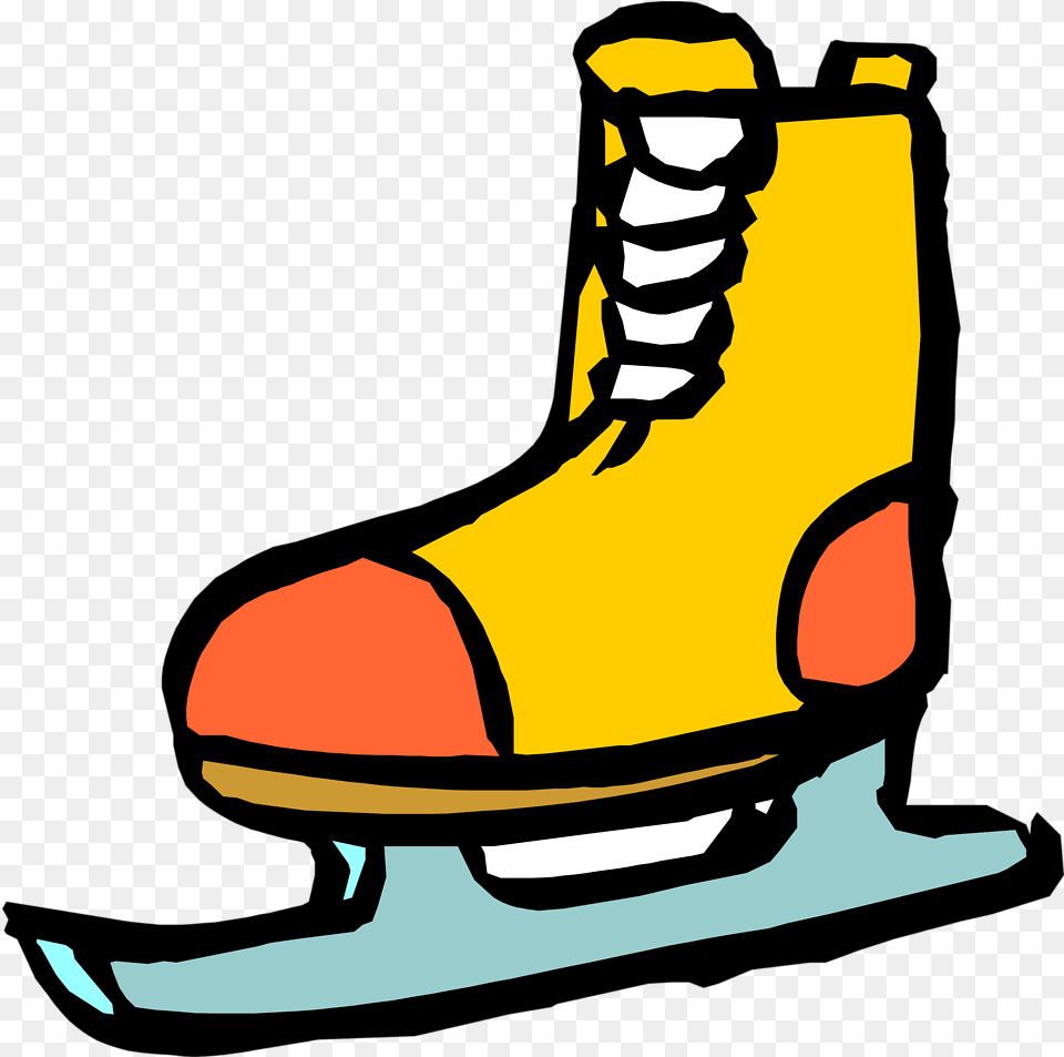 Transparent Background Skaters January Clip Art And Ice Skates, Boot, Clothing, Footwear, Baby Free Png
