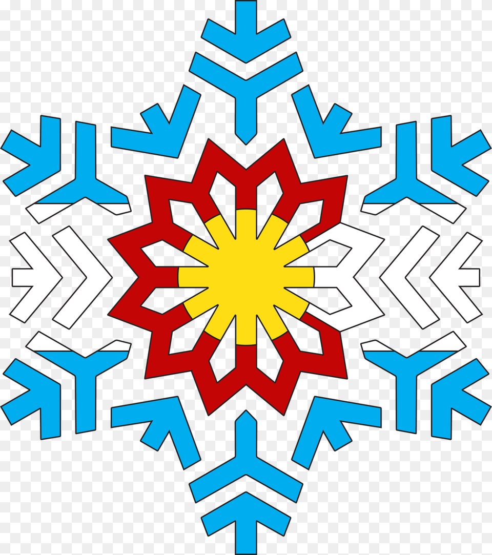 Transparent Background Snowflake Clipart, Nature, Outdoors, Pattern, Snow Png Image