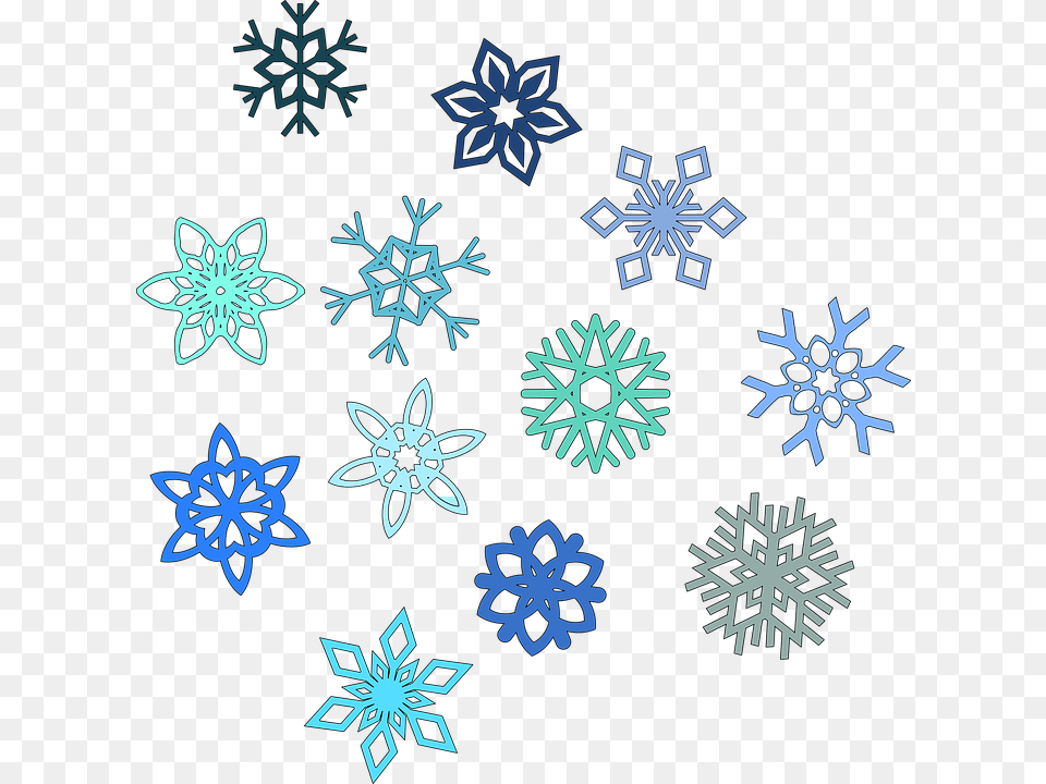 Transparent Background Snowflake Clipart, Nature, Outdoors, Snow Png