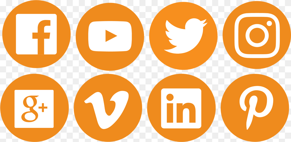 Transparent Background Social Media Icons, Number, Symbol, Text, Logo Free Png